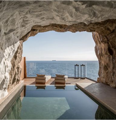 Luxury hotel room