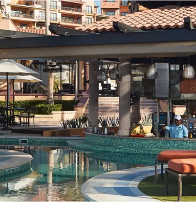 Spa hotel pool